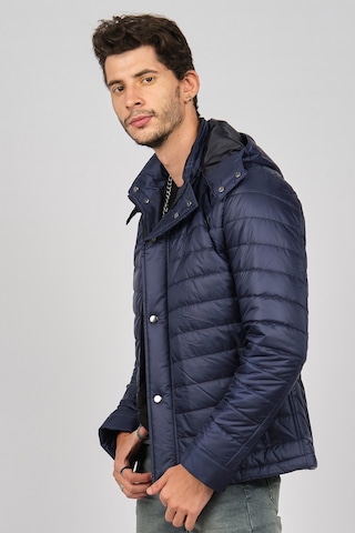 Daynax Erkek Kapüşonlu Mont 4927100 Indigo-Indigo İndigo