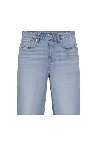 Calvin Klein New Mom Jean Panama Kadın Mavi Kot Pantolon-14793
