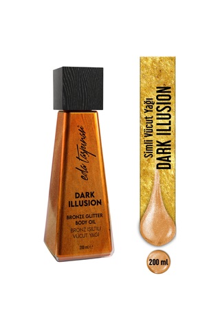 Eda Taşpınar Dark Illusion Bronz Işıltı Simli Vücut Yağı 200 ML