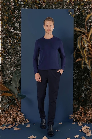 Efor Ts 870 Slim Fit Lacivert Spor T-shirt Lacivert