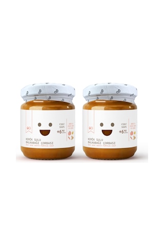 2'li Kemik Sulu Balkabağı Çorbası 200g +6 Ay