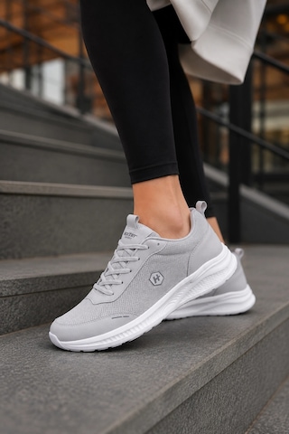 Ht Hotin Nova Air Kadın Günlük Yürüyüş Ve Spor Ayakkabı Hafif Sneaker - Gri