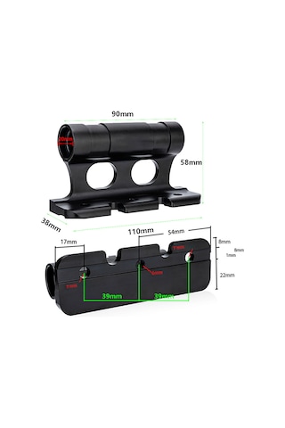 Kangvka Araba Çatı Bisiklet Tutucu: Hızlı Kurulumlu Ön Çatal Demiri, Alüminyum, Kırmızı - İç Mekanı Boşaltan Taşıma Aracı Kırmızı