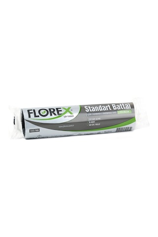 Florex Standart Battal Boy Çöp Torbası 72x95 Cm 10'lu Rulo Siyah 10 Rulo (100 Adet)
