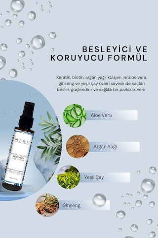 Maru Hacim Veren Deniz Tuzu Saç Saç Sprey 150 ML