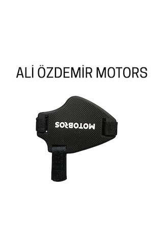 Ali Özdemir Motors Motosiklet Ayakkabı Koruma Pedi Siyah Ayarlanabilir Boyut