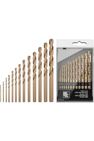 Zhltools Beton Matkap Ucu Seti- Çelik Beton Metal Ahşap Matkap 13 Lü Set