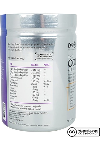 Day2day The Collagen All Body Toz 3 x 300 G