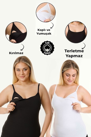 Par Lıngerıe Kaplı Emzirme Atletli 2li
