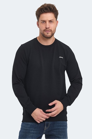 Slazenger Orvar In Erkek Siyah Sweatshırt Siyah