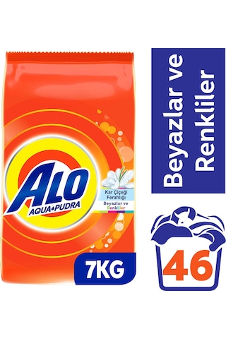Alo Beyazlar ve Renkliler İçin Toz Çamaşır Deterjanı 46 Yıkama 7 KG