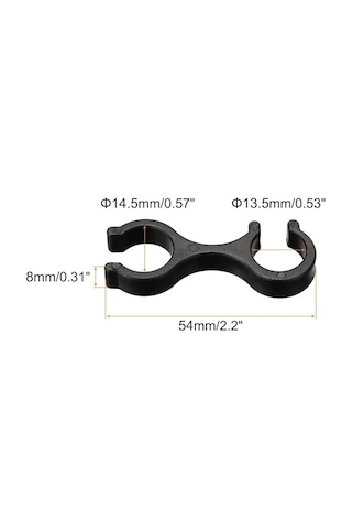 Cdq Yürüyüş Baton Kelepçeleri, 6 Adet Yürüyüş Baton Aksesuarları, Açık Hava Yürüyüşü Ve Kampçılık İçin Çift Baton Tokaları Çok Renkli