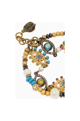 Kurt Geiger Multi - Strand Eye Bileklik, Pirinç - Kristal Çok Renkli