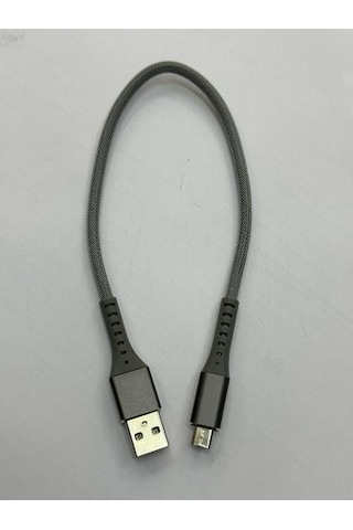 Mikro Usb Kablo 25 Cm Micro Usb Kablo Kısa Örgülü Kablo