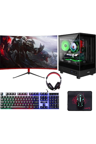 Turbox TX6030 i5-8400 16 GB 512 GB SSD 4 GB RTX3050 23.6" Masaüstü Oyun Bilgisayarı