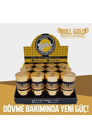 Tattoobull Gold Professional Tattoo After Care Cream 24'lü - Tattoobull Bakım Kremi