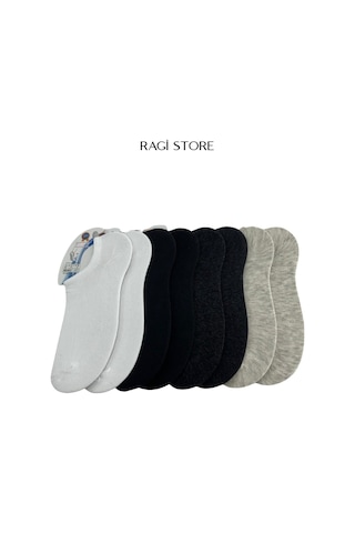 Ragi Store 8'li Sıfır Bilek Unisex Çorap Çok Renkli