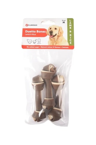 Flamingo Duetto Kemik Kuzulu Köpek Ödül Maması 3'lü M