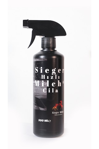 Sieger Milch Hızlı Cila 500 ML + Çift Taraflı Mikrofiber Bez ( 50 x 70 )
