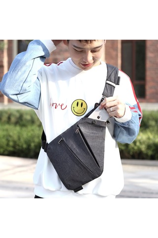 Maiyame Moda Çapraz Çanta - Büyük Kapasiteli Çok Cepli Erkek Ve Kadın Omuz Çantası Çok Renkli