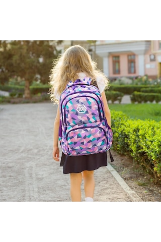 Lichen01 Okul Çantası Hafif Tekerlekli Sırt Çantası 6 Tekerlekli 2023