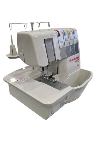 Ev Tipi Çok Fonksiyonlu Profesyonel Overlok Dikiş Makinesi 2-3-4 İplik / Model 520 Beyaz