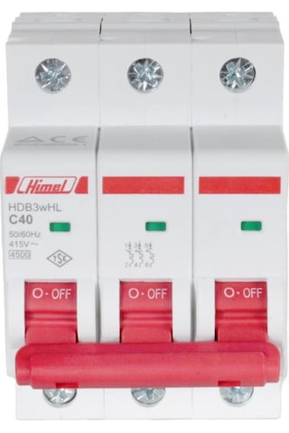 Himel 3x40A 4.5kA C Eğrisi Otomatik Sigorta