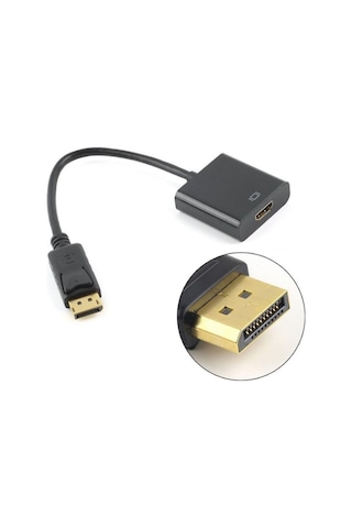 Displayport To Hdmi Çevirici Adaptör Kablosu Converter Cable