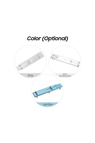 Yuntech01 Mutfak Lavabo Uyumlu Genişletilebilir Bıçak Taşı Tutucu, Kaymaz Ve Pas Koruyucu, Mavi Renkli Taş Tutucu Standı Taş Dahil Değil Açık Mavi