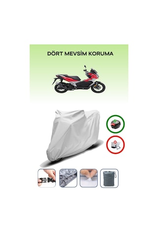 Voge Sr1 Gri Motosiklet Brandası Arka Çanta Uyumlu