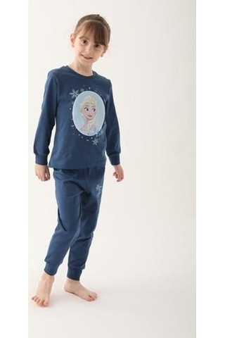 Frozen Kız Çocuk İkili Takım Koyu İndigo