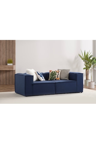 Nova 2 Modül Modüler Koltuk & Kanepe Takımı Lacivert