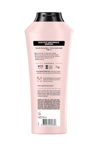 Gliss Split Hair Miracle Şampuan 4 x 400 ML