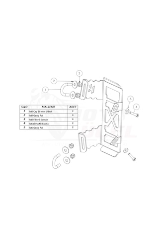 Hero X Pulse 200 Metal Radyatör Koruma