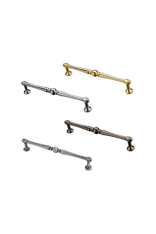 Sultan Model Siyah 160 Mm Metal Kulp 5 Adet Mat Siyah Dekoratif Mobilya Kulpu Siyah