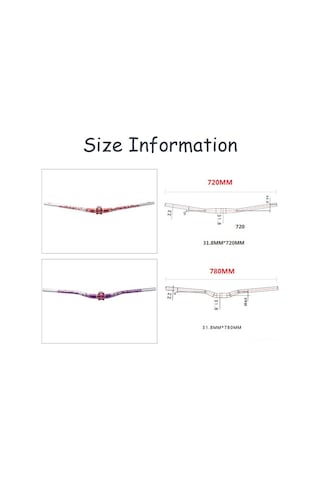 Suntek Alüminyum Yokuş Aşağı Dağ Bisikleti Gidon Siyah-780mm Siyah