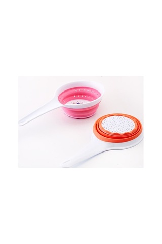 Saplı Silikon Katlanabilir Plastik Katlı Süzgeç Asorti - 312554844 Diğer