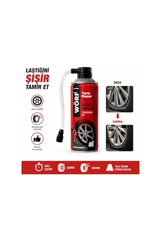 Lastik Tamir Kiti 400 Ml. Lastik Tamir Köpüğü Sprey