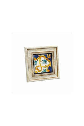 İtalyan Deseni Baskılı Taş Tablo 20x20 693