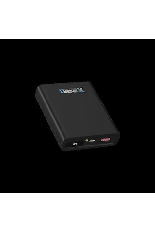 Enerx Enr-p10188dc Powerbank 10.000 Mah Dijital Ekranlı Fenerli Usb+type-c 2.1a Beyaz Siyah
