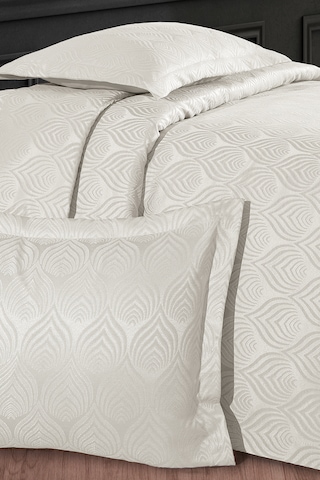 Clasy Jakarlı Şönil Çift Kişilik Yatak Örtüsü 240x250cm Krem