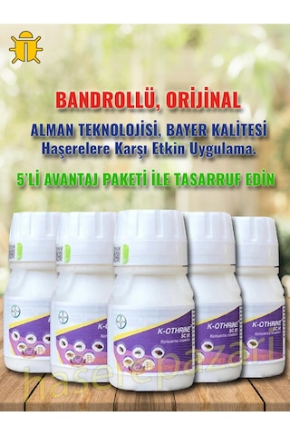 Bayer K-othrine Sc50 Konsantre Genel Haşere 5 x 50 ML
