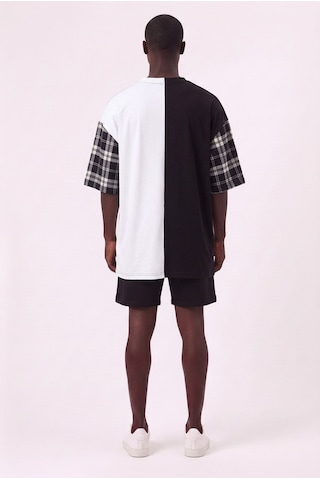Blow Up Oakı Siyah Oversize Erkek T-shirt 11225 SİYAH
