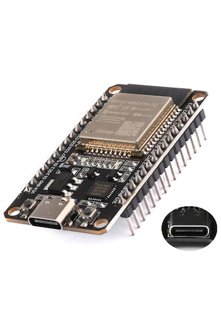 Esp32 Devkit 30 Pin Wroom-32 Type-c Wifi + Bluetooth Geliştirme Kartı Cp2102, 4mb Arduino Iot Modülü