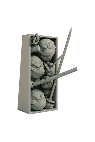 Ninja Kaplumbağalar Kitaplık Dekoru