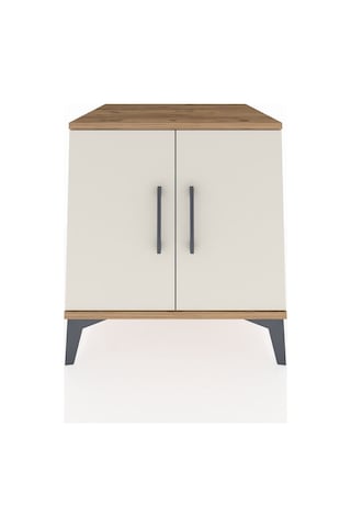 Kronos Komodin 2 Raflı 2 Kapaklı 60x59x64 Çam-aytaşı Atlas Çam
