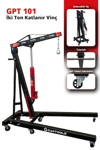 İki Ton Katlanır Vinç Gpt101