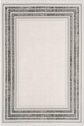 Woolen Halı Palace Modern Akrilik Halı 4855 Grı Renkli