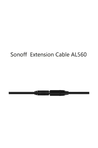 Wezone Sonoff Al560 5m Sıcaklık-nem Sensörü Uzatma Kablosu, Ds18b20/si7021/am2301 Uyumlu, Siyah, 60m'ye Kadar Genişletilebilir Diğer