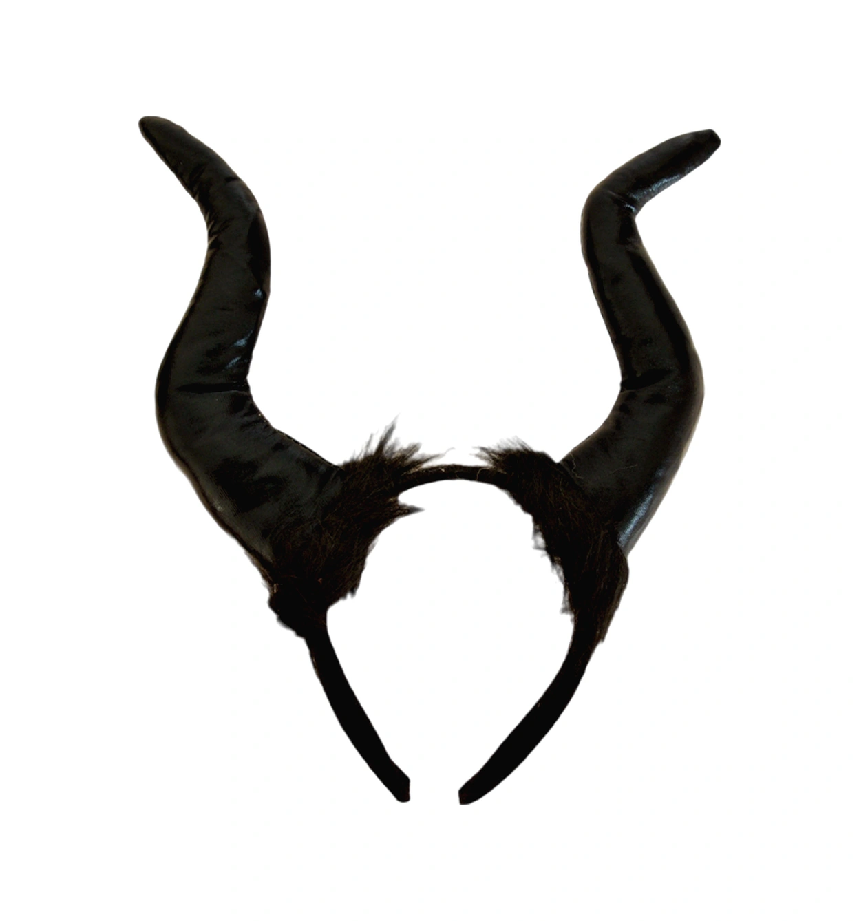 Halloween Cadılar Bayramı Taç Malefiz Siyah Çift Boynu Parti Kostümü Maleficent Taç Diğer